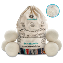 Chinchilla® Trocknerbälle aus Schafwolle| für flauschig weiche & fluffige Wäsche | plastikfrei & langlebig